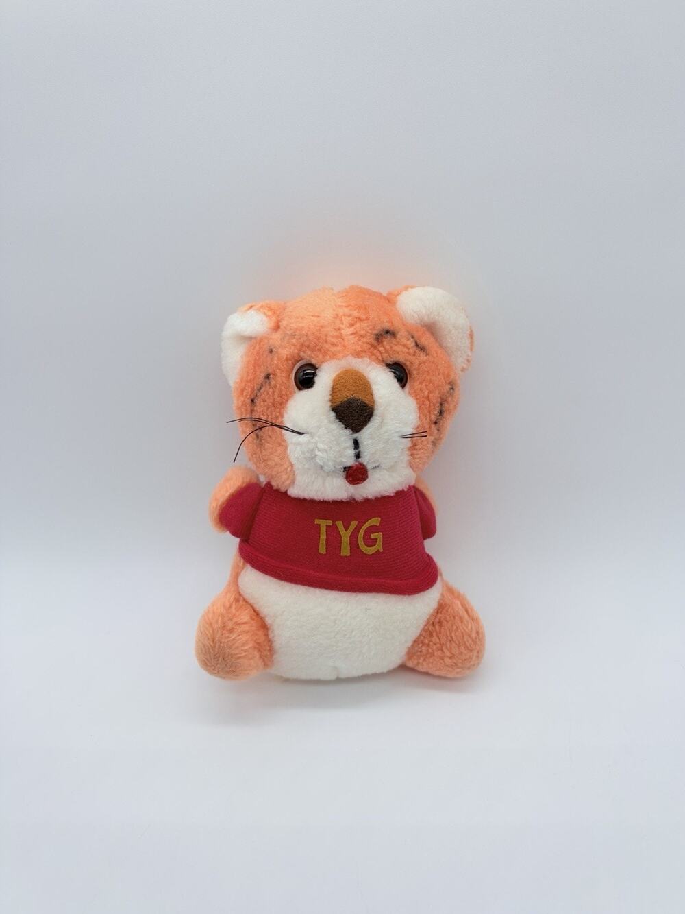 Vintage 1981 Hallmark Shirt Tales TYG Tiger Plush 6.5" Shirt Tails Collectible